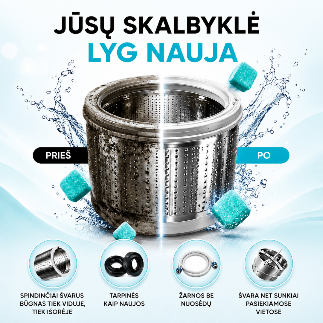 WashPro™ Giluminis Skalbyklės Valiklis