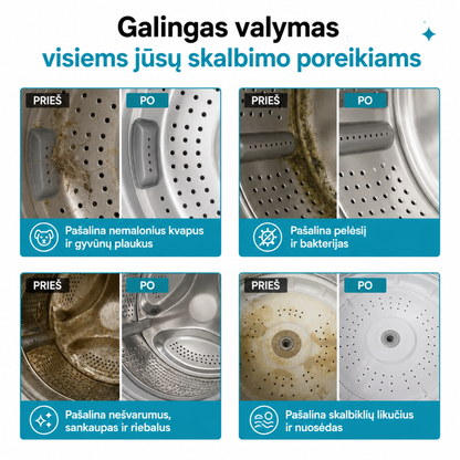 WashPro™ Giluminis Skalbyklės Valiklis